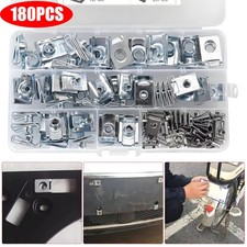 180x U Nut Spring Nuts M4 M5 M6 M8 Clips Fairing Panel Speed Chimney Spire Clamp