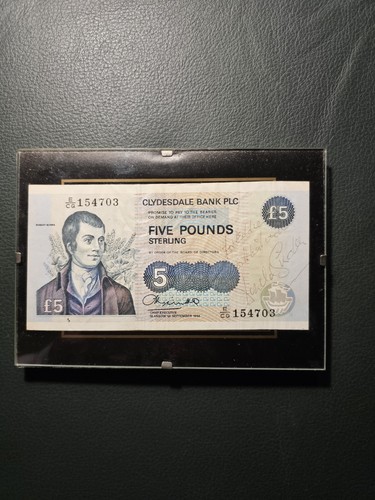 Scottish five pound note - pound,