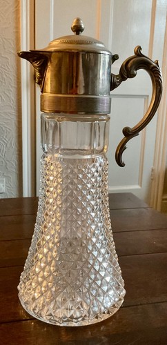 Vintage glass and - vintage, silver