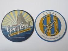 Beer Pub Coaster ~ ~ GREY SAIL
