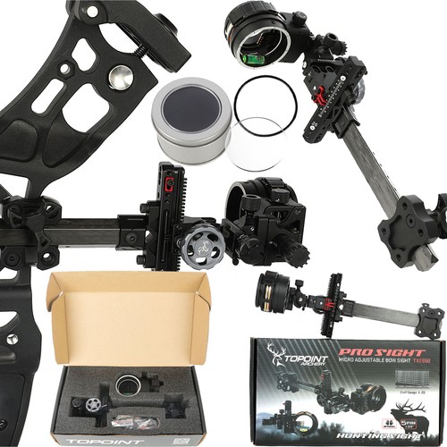 Pin compound bow sight - 4x, 6x