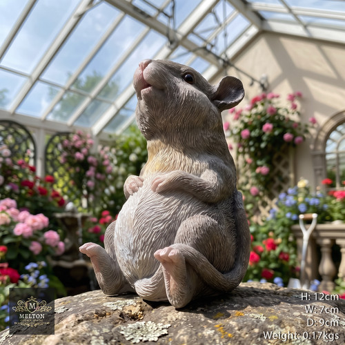 Mouse figurine home garden - mouse,