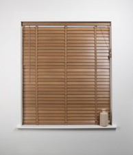 UNIVERSAL WOOD VENETIAN BLINDS 27MM WINDOW BLIND EASY FIT TRIMABLE