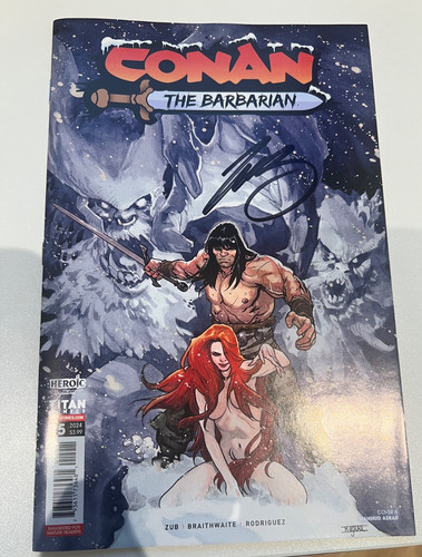 Signed conan the barbarian - conan,