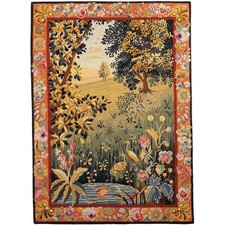 EHRMAN Arcadia Candace Bahouth tapestry NEEDLEPOINT stitched WALLHANGING canvas