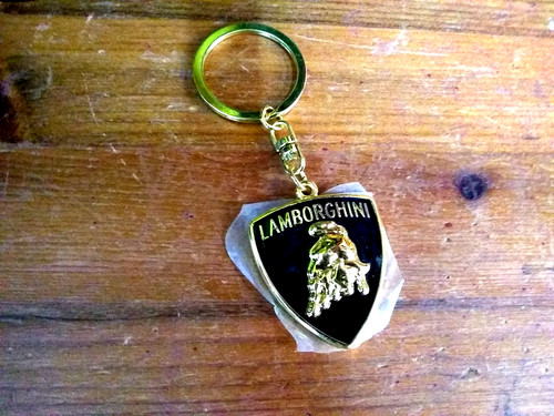 Lamborghini keyring unused - lamborghini,