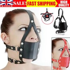 Mask Hood PU Leather Head