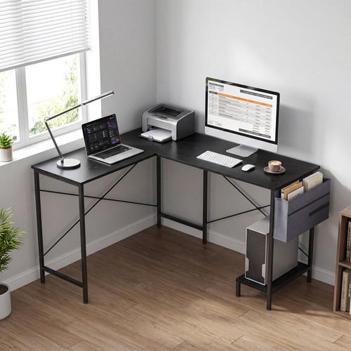 Shaped office desk with - l,