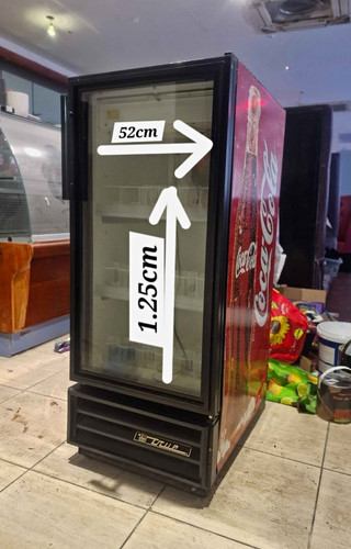 Coca cola glass door - glass,