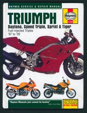 Triumph Fi 955 885 (97-00) Haynes Manual Tiger Sprint Daytona Speed Triple FV13