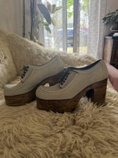 1970S Wood Platform Oxfords