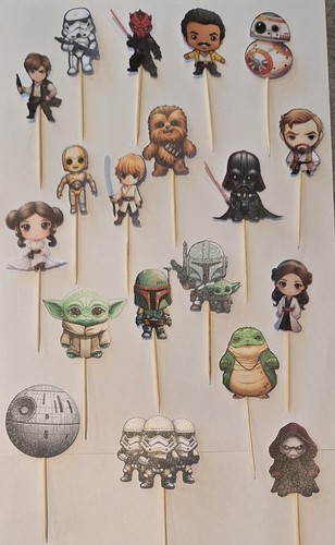 Star wars cupcake toppers - 12,