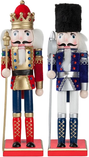 30cm wooden nutcracker - 30cm,