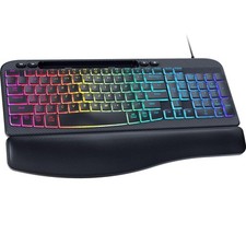 Ergonomic Backlit Keyboard