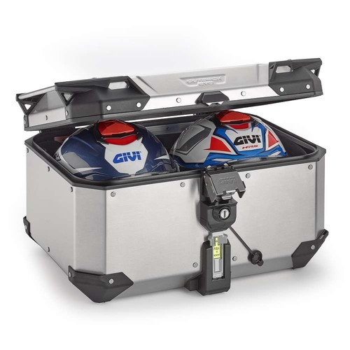 Aluminum top case trekker - aluminum,