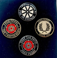 4 x Fred Perry Twisted Wheel