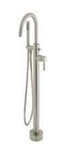 Luxury VIOLA-Free Standing Bath/Shower tap Brushed Nickel Rrp £779 High Quality