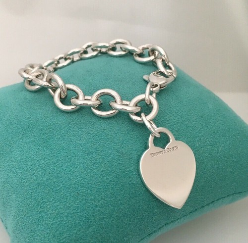 Tiffany heart tag charm - &, co