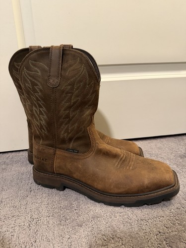 Ariat steel toe work boots - steel,