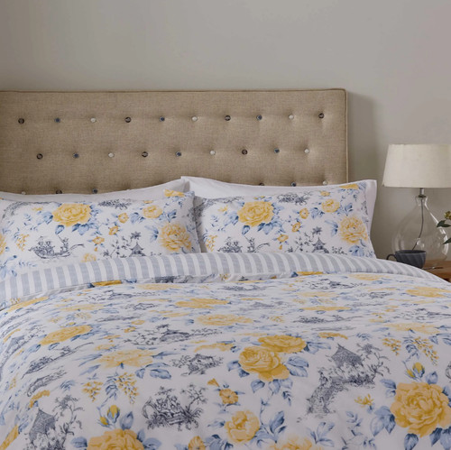 Fable mandarin floral duvet - floral,