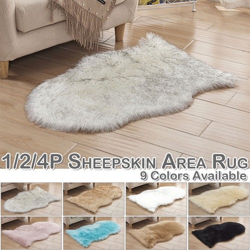 Large faux fur sheepskin - large,