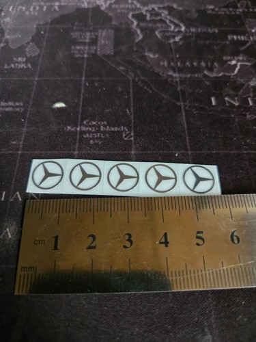 Mercedes stickers metalic - 5x,