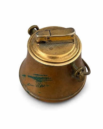 Vintage brass copper milk - brass, &