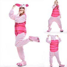 Unisex Adult Winnie The Pooh Flannel Onesie11 Cosplay Costume Kigurumi PajamasUG