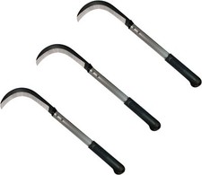 Garden Scythe Sickle Weed Nettle Bramble Bush Serrated Cutter Wacker Hand Held