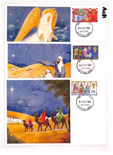 Early maxi card fdc - gb,