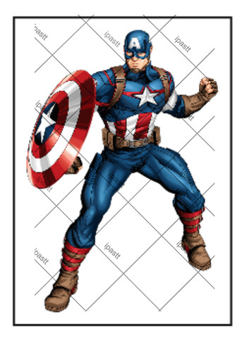 6 captain america - ,