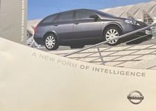 Nissan Primera Estate UK Brochure 2002 Inc S, SE, SVE & T-Spec Models