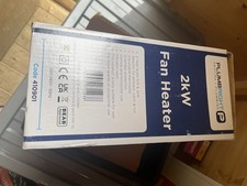Plumbright 2KW Fan Heater Vertical and Horizontal Stand BNIB