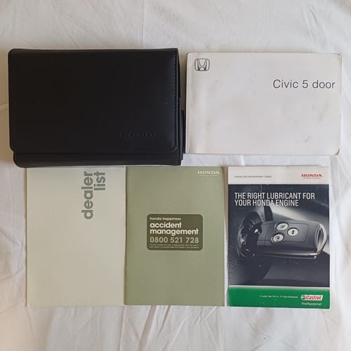 Honda civic owners manual - honda,
