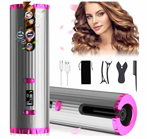 Hair curler with - hair,