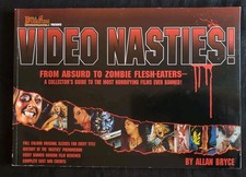 Video Nasties! - From Absurd to Zombie Flesh-Eaters by Allan Bryce RARE. N386