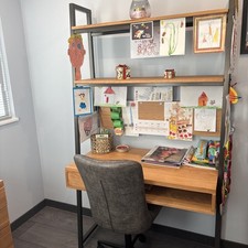 Earth Wall Desk and Office