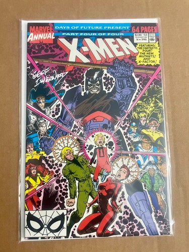 Men annual signed - x-men, chris