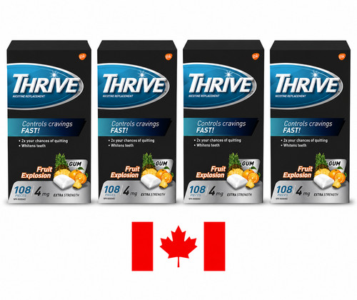 Thrive nicotine gum 4mg - thrive,