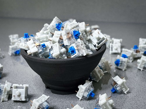 Outemu blue clicky switches - clicky,