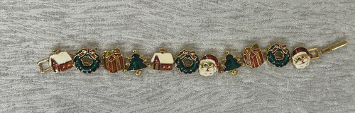 Vintage christmas bracelet - vintage,