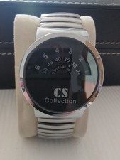 Mens Silver Coloured CS Collection Wrist Watch In Excellent Condition