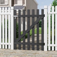 Picket Fence Gate Wood Garden