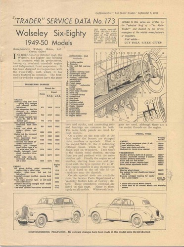 Wolseley six eighty - , 6/80
