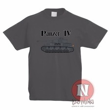 Panzer 4 t-shirt World war 2 children's tank ww2 of tanks Thunder printed design