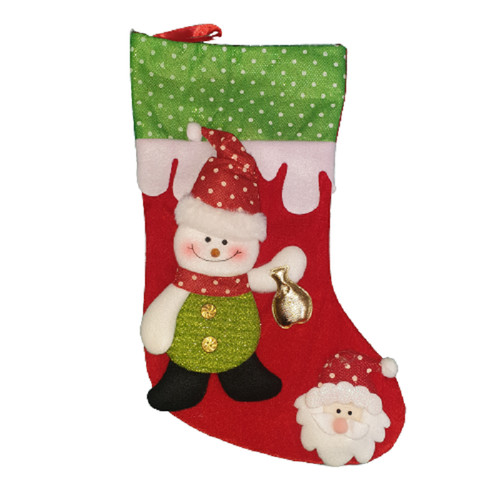 Snowflake christmas stocking - snowflake,