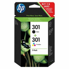 Genuine HP 301 Black &