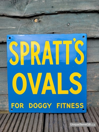 Early spratts ovals - spratts, enamel