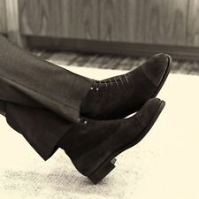 Handmade Mens brown suede