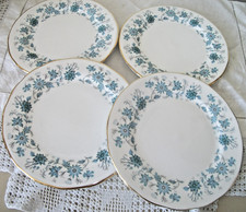 FOUR COLCLOUGH BRAGANZA TEA PLATES 16 cms